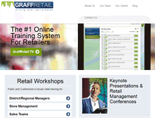 Tablet Screenshot of graffretail.com